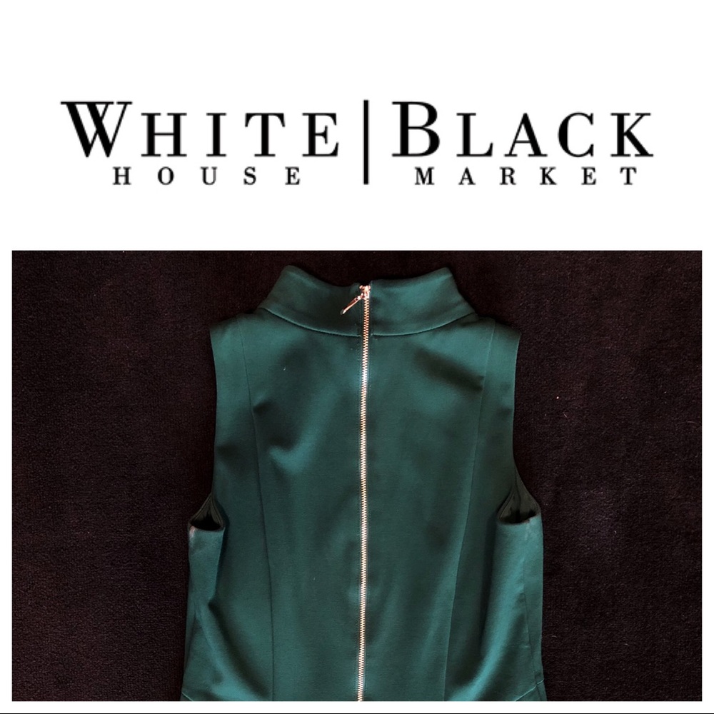 WHBM | Full zipper mock neck top